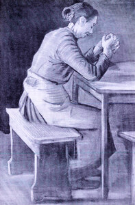 Woman praying
